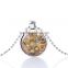 Hotselling new style ancient steampunk pendants time machine charms necklace paypal accept