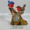 Polyresin Solar Powered Bird Figurine Lawn Light & Garden Decoration