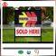 PP Material Outdoors coroplast sign wire stakes, yard coroplast signs