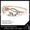 2015 Latest and high quality bangle jewellry with rose gold plating jewellery bangles colored girl's bangle SLS