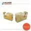 Rectangular Heavy Duty Brass Padlock and Key