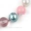 bubblegum beautiful color chunky bead necklace for little girl