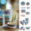 2015 custom bamboo fiber Decals tableware, dinner set