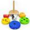 18 months amusing hot sell toys swing 6 different size of the cognitive different colour cognition wooden kids educational toys