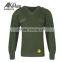Olive Green Acrylic Men's Military Sweater Pullover Style