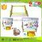 promotional colored beech wood material erasable magnetic drawing board double side magnet board