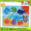 Hot new product 2015 animal wooden children puzzle