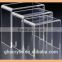 Customized cosmetic product display stands,u shape acrylic display stand