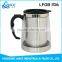 stainless steel double wall outer plastic coffee cups travel mugs