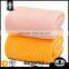 softextile absorbent fashionable blue bath rug and towel set
