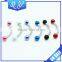 Double Crystals Black Plated Eyebrow Rings Factory Direct Sale