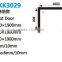 L-shape Hinge Frameless Tempered Glass Shower Door (KK3029)