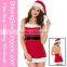 Wholesale girls party Sexy Santa Mini Christmas Lingerie Costume