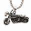 Never fade 316L stainless steel skull motorcycle pendant with stock design