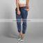 Latest Design Gilr's Boyfriend Fit Jeans