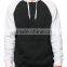 Fashion bulk order leather pocket long sleeves custom hoodies men