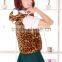 beautiful promotional customized plush leopard animal shaped clothes/clothing/dress/garment