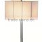 2105 new design modern desk lamp with fabric shade and drops of crystal decoration desk lamp