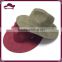 Factory directly wholesale red fedora hat small floral band hat