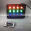 led floodlight 12*1w white RGB IR RF DMX512 ce rohs 3 years warranty