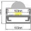 T5 temper ceiling mounted low aluminum extrusion with clear lens for 20mm width led strips