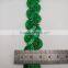 personalized zig zag colored bullion braid green metallic sequin trim
