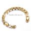 6/8mm width Gold Plated Cuban Link Curb Chain Necklace,Satinless Steel Material Necklace Chain Design SN111