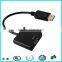 26cm Black Displayport Male to hdmi Female Adapter Cable