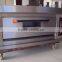 1 deck 2 trays Professional Gas Pizza Oven with Ceramic Stone with Timer