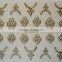 20 Designs Golden&Silver Nail Art Water Decal Sticker Transfer Stickers (XF6041-6060)HN1809