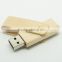 4gb wooden swilver usb flash disk, pen drive, Wooden spin USB drive