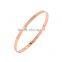 Memories Bangles with Customize Design Word 'ALWAYS IN MY HEART' with 4mm/7mm Width