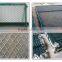 6 foot blue vinyl coated galvanized chain link fence