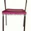 Wholesale cheap Stackable bar plastic chair with metal legs PM053