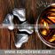 Quick chilling,Reusable Heart Shape Stainless Steel Ice Cubes,wine chiller,whiskey stones for drinks