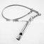 Hiking Survival Aluminum Whistle Key Chain Camping