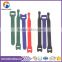 Hot sell back to back hook and loop cable tie, reusable back to back hook and loop cable tie
