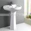 best seller pedestal washing basin for hotel bathroom and apartment project with best price