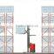 double deep pallet racking frame
