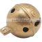 brass jingle bells with 8 different sizes for harness accessories