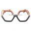 2015 promotion plastic quadrilateral sun glasses UV400 with diamond