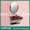 Silver Mirror With Glass Wash Basin Glass Bath Furniture
