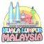 3D popular tourist souvenir PVC fridge magnet