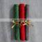 Christmas ribbed placemat with gift packing