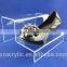Stair Step Acrylic Plastic Shoes Display Kiosk