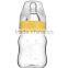 free samples 150ml glass baby feeding with nipple