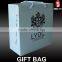 Wholesale Blue Color Print Paper Gift Bag