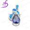 925 sterling silver jewelry manufacturer zircon pendant gemstone pendant