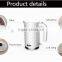 2015 best design blue colored electric water kettle/house using plastic kettle