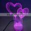5V 1A 3D Transparent Arcylic Material LED Night Light